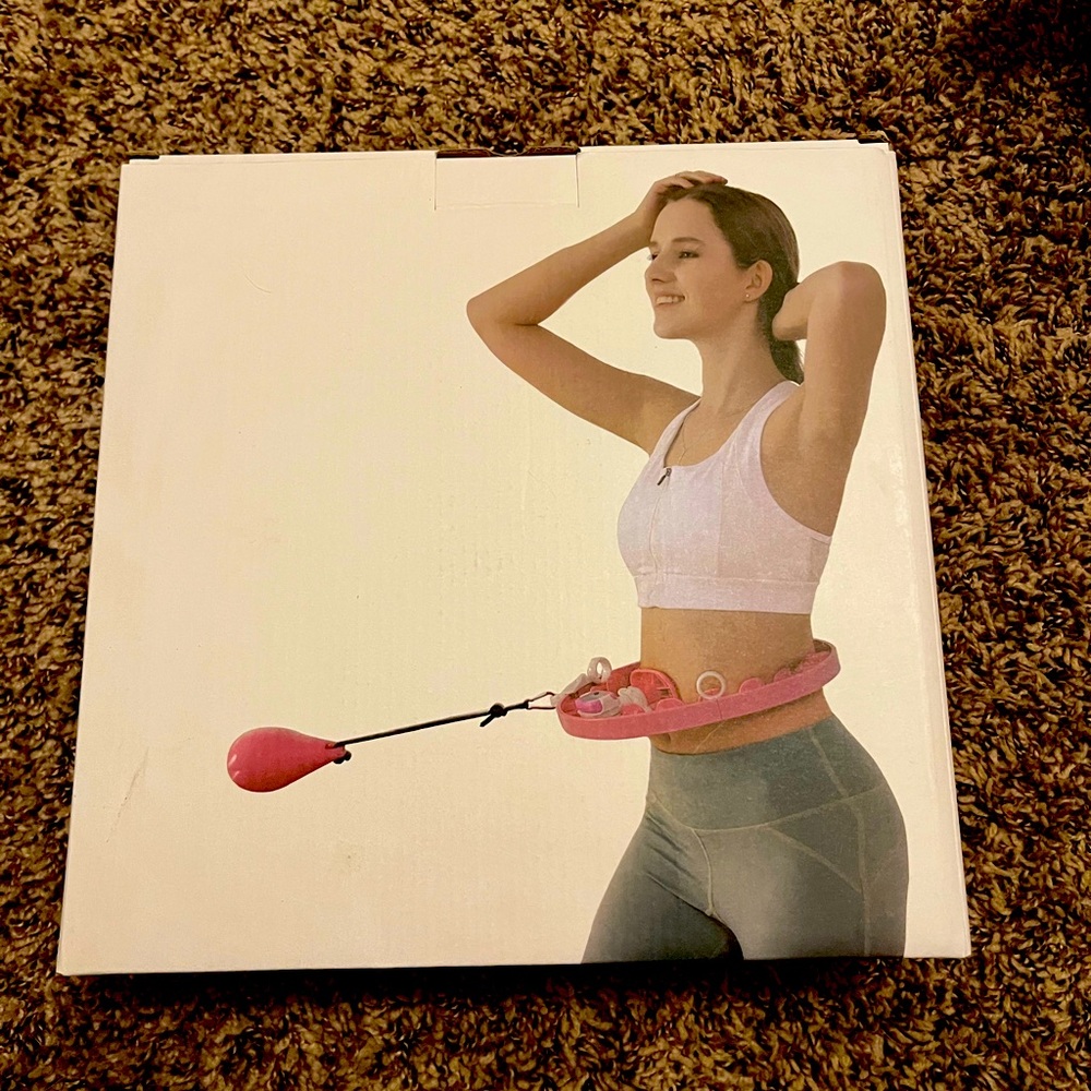 Weighted hula hoop for weight loss and toning